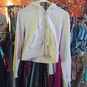 John Galt Soft Pink Zip-Up Hoodie